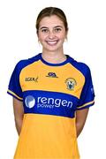 31 July 2023; Clare’s Aisling Reidy poses for a portrait during a Clare Ladies Football squad portrait session at Cusack Park in Ennis, Clare. Photo by Piaras Ó Mídheach/Sportsfile