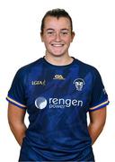 31 July 2023; Clare’s Amy Lenihan poses for a portrait during a Clare Ladies Football squad portrait session at Cusack Park in Ennis, Clare. Photo by Piaras Ó Mídheach/Sportsfile