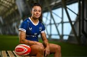 3 August 2023; Natasja Behan of of Leinster during the Vodafone Women's Interprovincial launch in the IRFU High Performance Centre at the Sport Ireland Campus in Dublin. Photo by Harry Murphy/Sportsfile