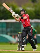 3 August 2023; Alistair Frost of Munster Reds bats during the Rario Inter-Provincial Trophy 2023 match between North West Warriors and Munster Reds at Pembroke Cricket Club in Dublin. Photo by Sam Barnes/Sportsfile