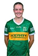 2 August 2023; Aoife Dillane poses for a portrait during a Kerry Ladies Football squad portrait session at Kerry GAA Centre of Excellence in Currans, Kerry. Photo by Tyler Miller/Sportsfile