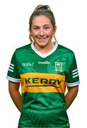2 August 2023; Ally Buckley poses for a portrait during a Kerry Ladies Football squad portrait session at Kerry GAA Centre of Excellence in Currans, Kerry. Photo by Tyler Miller/Sportsfile