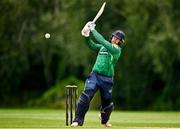 3 August 2023; Graham Hume of North West Warriors bats during the Rario Inter-Provincial Trophy 2023 match between North West Warriors and Munster Reds at Pembroke Cricket Club in Dublin. Photo by Sam Barnes/Sportsfile