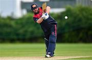 3 August 2023; Paul Stirling of Northern Knights bats during the Rario Inter-Provincial Trophy 2023 match between Leinster Lightning and Northern Knights at Pembroke Cricket Club in Dublin. Photo by Sam Barnes/Sportsfile