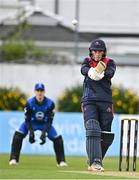 3 August 2023; Neil Rock of Northern Knights bats during the Rario Inter-Provincial Trophy 2023 match between Leinster Lightning and Northern Knights at Pembroke Cricket Club in Dublin. Photo by Sam Barnes/Sportsfile