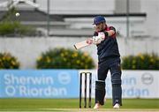 3 August 2023; Mark Adair of Northern Knights bats during the Rario Inter-Provincial Trophy 2023 match between Leinster Lightning and Northern Knights at Pembroke Cricket Club in Dublin. Photo by Sam Barnes/Sportsfile