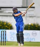 3 August 2023; Riley Mudford of Leinster Lightning bats during the Rario Inter-Provincial Trophy 2023 match between Leinster Lightning and Northern Knights at Pembroke Cricket Club in Dublin. Photo by Sam Barnes/Sportsfile