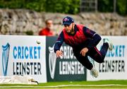 3 August 2023; Ross Adair of Northern Knights fields the ball during the Rario Inter-Provincial Trophy 2023 match between Leinster Lightning and Northern Knights at Pembroke Cricket Club in Dublin. Photo by Sam Barnes/Sportsfile