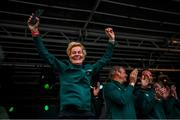 3 August 2023; Manager Vera Pauw during a Republic of Ireland homecoming event on O'Connell Street in Dublin following the FIFA Women's World Cup 2023. Photo by David Fitzgerald/Sportsfile