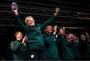 3 August 2023; Manager Vera Pauw during a Republic of Ireland homecoming event on O'Connell Street in Dublin following the FIFA Women's World Cup 2023.