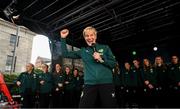 3 August 2023; Manager Vera Pauw during a Republic of Ireland homecoming event on O'Connell Street in Dublin following the FIFA Women's World Cup 2023. Photo by David Fitzgerald/Sportsfile