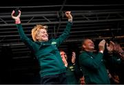 3 August 2023; Manager Vera Pauw during a Republic of Ireland homecoming event on O'Connell Street in Dublin following the FIFA Women's World Cup 2023. Photo by David Fitzgerald/Sportsfile