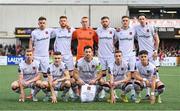 3 August 2023; The Dundalk team before the UEFA Europa Conference League Second Qualifying Round Second Leg match between Dundalk and KA at Oriel Park in Dundalk, Louth. Photo by Ben McShane/Sportsfile