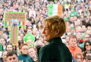 3 August 2023; Manager Vera Pauw during a Republic of Ireland homecoming event on O'Connell Street in Dublin following the FIFA Women's World Cup 2023. Photo by Stephen McCarthy/Sportsfile