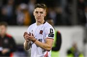 3 August 2023; John Martin of Dundalk after the UEFA Europa Conference League Second Qualifying Round Second Leg match between Dundalk and KA at Oriel Park in Dundalk, Louth. Photo by Ben McShane/Sportsfile