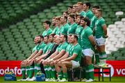 4 August 2023; The Ireland squad during an Ireland rugby captain's run at the Aviva Stadium in Dublin. Photo by Harry Murphy/Sportsfile