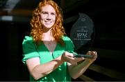 4 August 2023; Louise Ní Mhuircheartaigh of Kerry with The Croke Park/LGFA Player of the Month award for July 2023, at The Croke Park in Jones Road, Dublin. Louise is currently top scorer in the TG4 All-Ireland Senior Championship with 2-24 as Kerry prepare to face Dublin in the Final on Sunday August 13. During the month of July, Louise scored 0-5 against Cavan, 0-3 in the quarter-final victory over Meath, and 1-10 against Mayo last Saturday, July 29, in an outstanding individual display at Semple Stadium, Thurles, in the 2023 semi-final. Photo by Brendan Moran/Sportsfile
