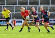 28 July 2023; Jaclyn Halliday of Canada during the LGFA International Cup Final Rebecca Dowling Cup Final match between Charlotte James Connolly's and Canada on day five of the FRS Recruitment GAA World Games 2023 at Celtic Park in Derry. Photo by Piaras Ó Mídheach/Sportsfile
