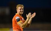 4 August 2023; Bohemians goalkeeper James Talbot after his side's victory in the SSE Airtricity Men's Premier Division match between Bohemians and Drogheda United at Dalymount Park in Dublin. Photo by Seb Daly/Sportsfile