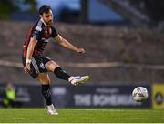 4 August 2023; Jordan Flores of Bohemians during the SSE Airtricity Men's Premier Division match between Bohemians and Drogheda United at Dalymount Park in Dublin. Photo by Seb Daly/Sportsfile