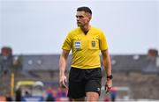 4 August 2023; Referee Rob Hennessy during the SSE Airtricity Men's Premier Division match between Bohemians and Drogheda United at Dalymount Park in Dublin. Photo by Seb Daly/Sportsfile