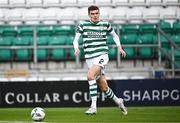 3 August 2023; Sean Gannon of Shamrock Rovers during the UEFA Europa Conference League Second Qualifying Round Second Leg match between Shamrock Rovers and Ferencvaros at Tallaght Stadium in Dublin. Photo by Harry Murphy/Sportsfile