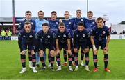 4 August 2023; The St Patrick's Athletic squad before the SSE Airtricity Men's Premier Division match between Sligo Rovers and St Patrick's Athletic at The Showgrounds in Sligo. Photo by Tyler Miller/Sportsfile