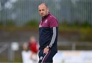 5 August 2023; Galway manager Daniel Moynihan before the ZuCar All-Ireland Ladies Football U18 A final match between Galway and Kildare at Glennon Brothers Pearse Park in Longford. Photo by Ben McShane/Sportsfile