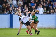 5 August 2023; Leah McMahon of Kerry in action against Cara King of Sligo during the ZuCar All-Ireland Ladies Football U18 B final match between Kerry and Sligo at MacDonagh Park in Nenagh, Tipperary. Photo by Seb Daly/Sportsfile