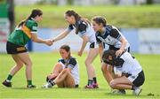 5 August 2023; Sligo players after their side's defeat in the ZuCar All-Ireland Ladies Football U18 B final match between Kerry and Sligo at MacDonagh Park in Nenagh, Tipperary. Photo by Seb Daly/Sportsfile
