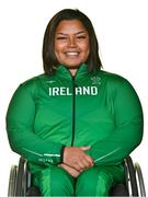 5 August 2023; Britney Arendse poses for a portrait before the final Irish Para Powerlifting World Championship team training session at the MTU Kerry Sports Academy in Tralee, Kerry. An Irish team of 7 athletes will compete in the upcoming World Para Powerlifting Championships, being held in Dubai, United Aab Emirates, from the 23rd to the 30th August. Among the squad, high performance athletes Britney Arendse and Niamh Buckley will also be attempting to achieve qualification for the 2024 Paralympic Games in Paris, France. Photo by Brendan Moran/Sportsfile