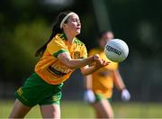 5 August 2023; Abbie McGranaghan of Donegal during the ZuCar All-Ireland Ladies Football U18 C final match between Donegal and Waterford at Kinnegad in Westmeath. Photo by Piaras Ó Mídheach/Sportsfile