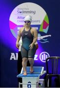 5 August 2023; Nicole Turner of Ireland before competing in Women's 100m Breaststroke SB6 final during day six of the World Para Swimming Championships 2023 at Manchester Aquatics Centre in Manchester. Photo by Paul Greenwood/Sportsfile