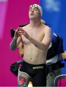 5 August 2023; Barry McClements of Ireland before competing in Men's 100m Backstroke S9 final during day six of the World Para Swimming Championships 2023 at Manchester Aquatics Centre in Manchester. Photo by Paul Greenwood/Sportsfile