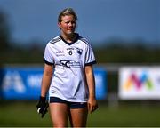 5 August 2023; Ciara Whelan Barrett of Waterford after her side's defeat in the ZuCar All-Ireland Ladies Football U18 C final match between Donegal and Waterford at Kinnegad in Westmeath. Photo by Piaras Ó Mídheach/Sportsfile