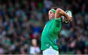 5 August 2023; Rob Herring of Ireland during the Bank of Ireland Nations Series match between Ireland and Italy at the Aviva Stadium in Dublin. Photo by Ramsey Cardy/Sportsfile