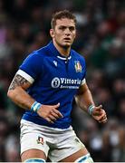 5 August 2023; Lorenzo Cannone of Italy during the Bank of Ireland Nations Series match between Ireland and Italy at the Aviva Stadium in Dublin. Photo by Harry Murphy/Sportsfile