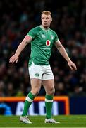 5 August 2023; Ciaran Frawley of Ireland during the Bank of Ireland Nations Series match between Ireland and Italy at the Aviva Stadium in Dublin. Photo by Harry Murphy/Sportsfile