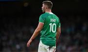 5 August 2023; Jack Crowley of Ireland during the Bank of Ireland Nations Series match between Ireland and Italy at the Aviva Stadium in Dublin. Photo by Harry Murphy/Sportsfile