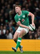 5 August 2023; Ciaran Frawley of Ireland during the Bank of Ireland Nations Series match between Ireland and Italy at the Aviva Stadium in Dublin. Photo by Harry Murphy/Sportsfile