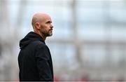 6 August 2023; Manchester United manager Erik ten Hag during the pre-season friendly match between Manchester United and Athletic Bilbao at the Aviva Stadium in Dublin. Photo by Ben McShane/Sportsfile