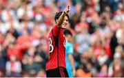 6 August 2023; Facundo Pellistri of Manchester United celebrates after scoring his side's first goal during the pre-season friendly match between Manchester United and Athletic Bilbao at the Aviva Stadium in Dublin. Photo by David Fitzgerald/Sportsfile