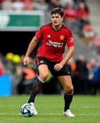 6 August 2023; Harry Maguire of Manchester United during the pre-season friendly match between Manchester United and Athletic Bilbao at the Aviva Stadium in Dublin. Photo by David Fitzgerald/Sportsfile