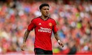 6 August 2023; Jadon Sancho of Manchester United during the pre-season friendly match between Manchester United and Athletic Bilbao at the Aviva Stadium in Dublin. Photo by David Fitzgerald/Sportsfile