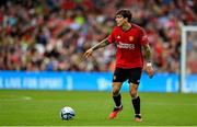 6 August 2023; Victor Lindelöf of Manchester United during the pre-season friendly match between Manchester United and Athletic Bilbao at the Aviva Stadium in Dublin. Photo by David Fitzgerald/Sportsfile