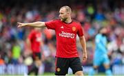 6 August 2023; Christian Eriksen of Manchester United during the pre-season friendly match between Manchester United and Athletic Bilbao at the Aviva Stadium in Dublin. Photo by David Fitzgerald/Sportsfile