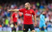 6 August 2023; Christian Eriksen of Manchester United during the pre-season friendly match between Manchester United and Athletic Bilbao at the Aviva Stadium in Dublin. Photo by David Fitzgerald/Sportsfile