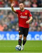 6 August 2023; Christian Eriksen of Manchester United during the pre-season friendly match between Manchester United and Athletic Bilbao at the Aviva Stadium in Dublin. Photo by David Fitzgerald/Sportsfile