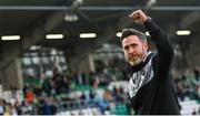 6 August 2023; Shamrock Rovers manager Stephen Bradley after his side's victory in the SSE Airtricity Men's Premier Division match between Shamrock Rovers and Cork City at Tallaght Stadium in Dublin. Photo by Seb Daly/Sportsfile