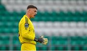 6 August 2023; Cork City goalkeeper Ollie Byrne during the SSE Airtricity Men's Premier Division match between Shamrock Rovers and Cork City at Tallaght Stadium in Dublin. Photo by Seb Daly/Sportsfile